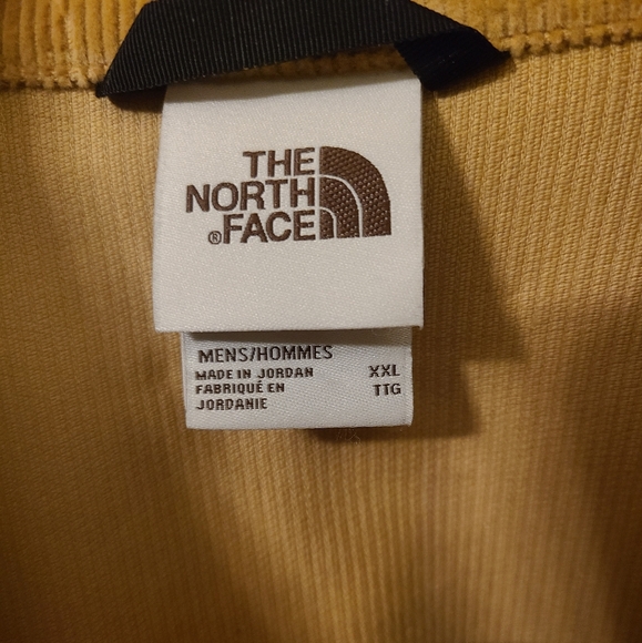 Mens New, Without Tags Light Brown Corduroy Northface Jacket - Picture 3 of 4